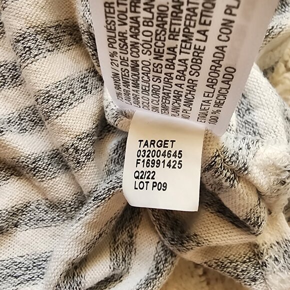 Cat & Jack Girls Striped Long Sleeve Top – Size Large (10/12) - Picture 9 of 14